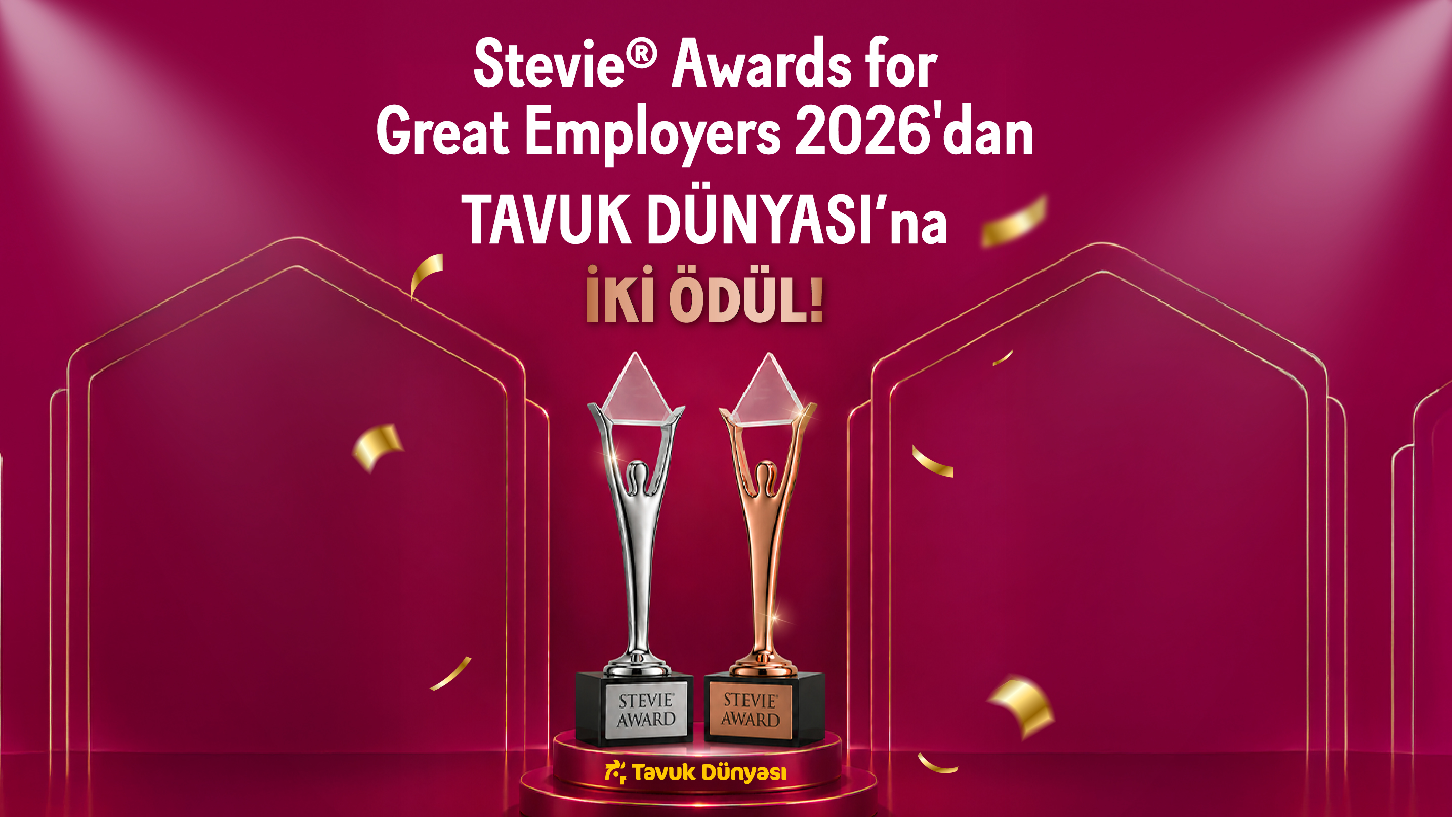 Tavuk Dünyası’na Stevie® Awards’tan İki Ödül!