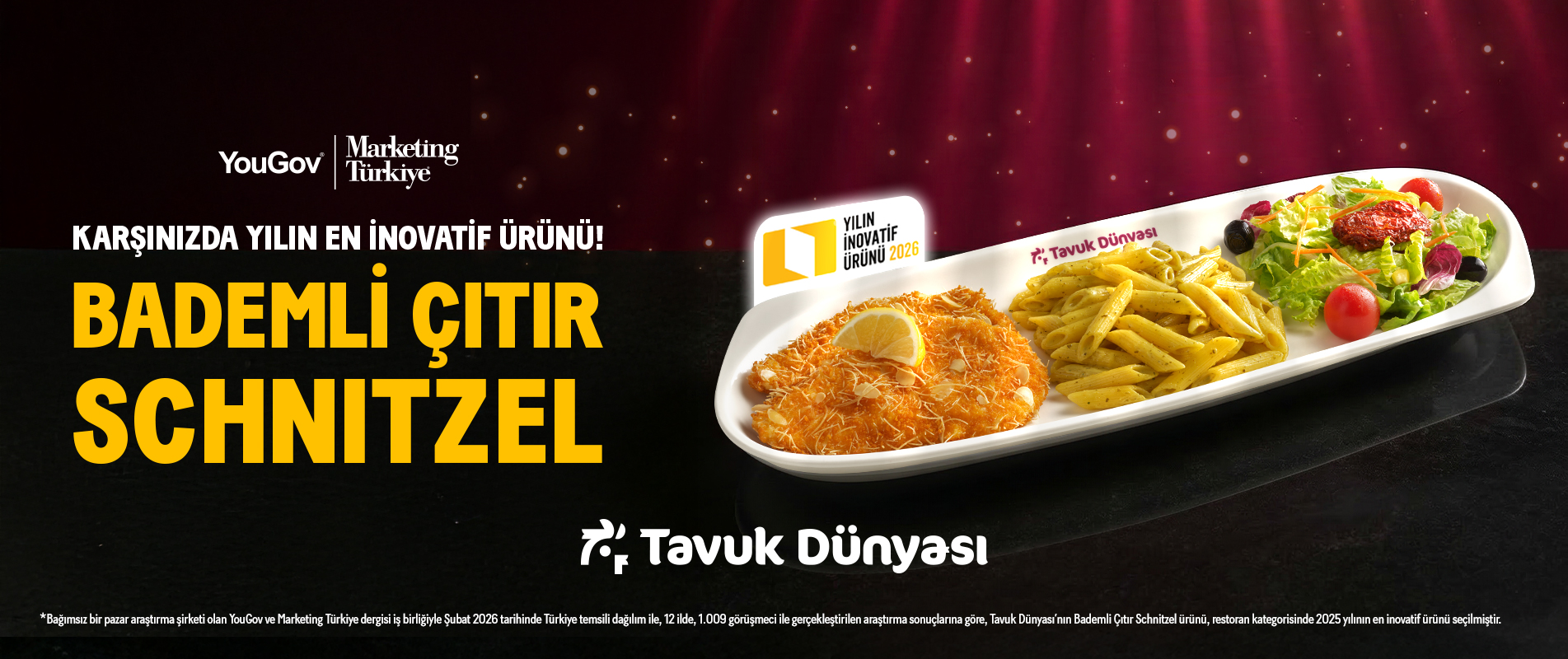 Bademli Çıtır Schnitzel Yılın İnovatif Ürünü seçildi