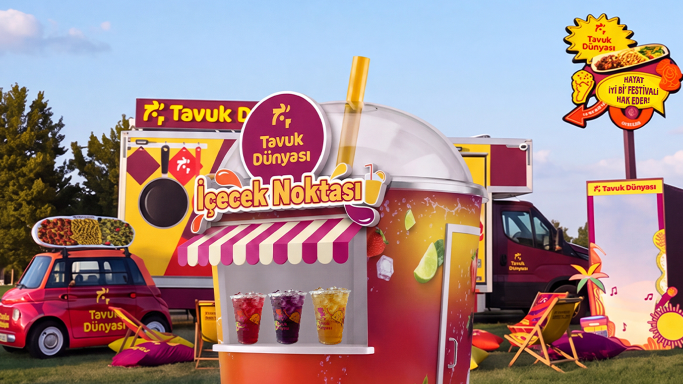 Tavuk Dünyası, Lezzet Tırı ve yeni içecek aracı Cool Zone ile İstanbul Festivali'nde tekrar festivalseverlerle buluştu!