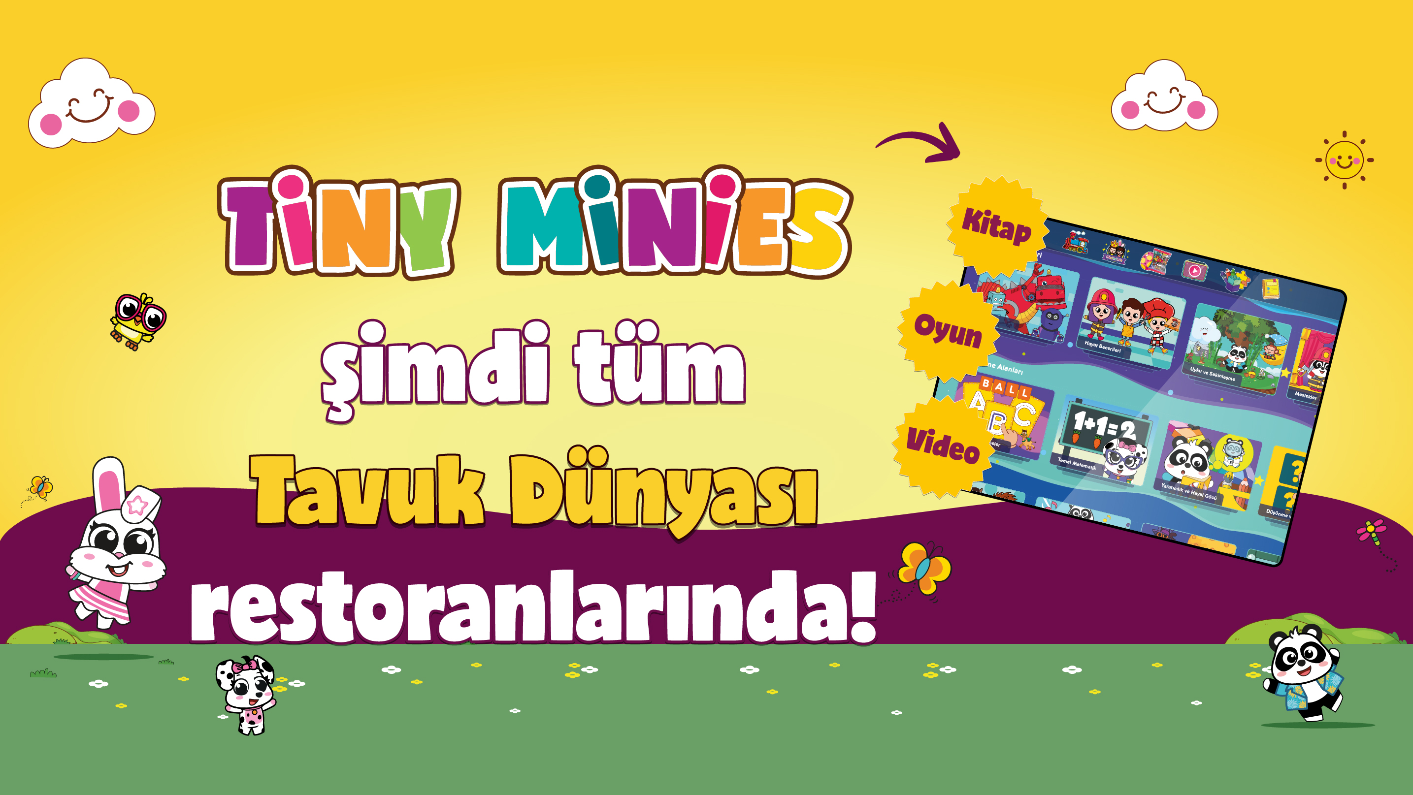Tavuk Dünyası Tiny Minies İş Birliğiyle Çocukların Restoran Deneyimini Zenginleştiriyor