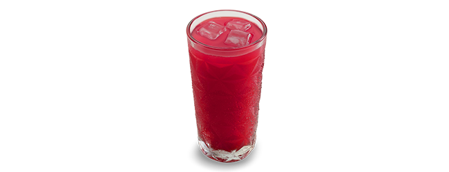 The refreshing harmony of strawberry and hibiscus!