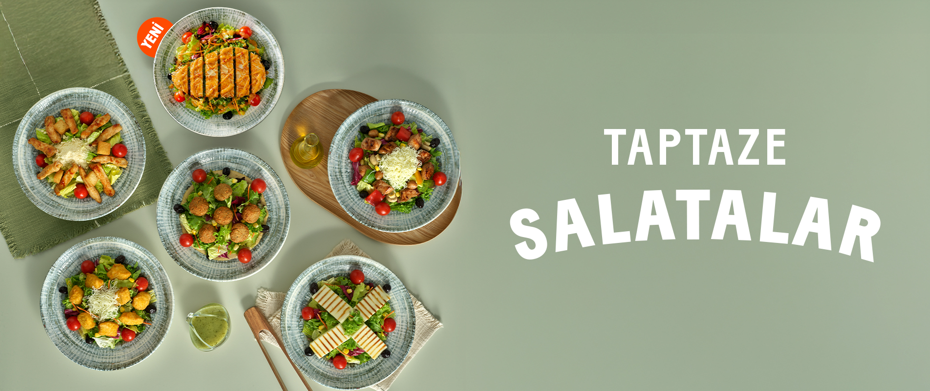 Taptaze salatalar