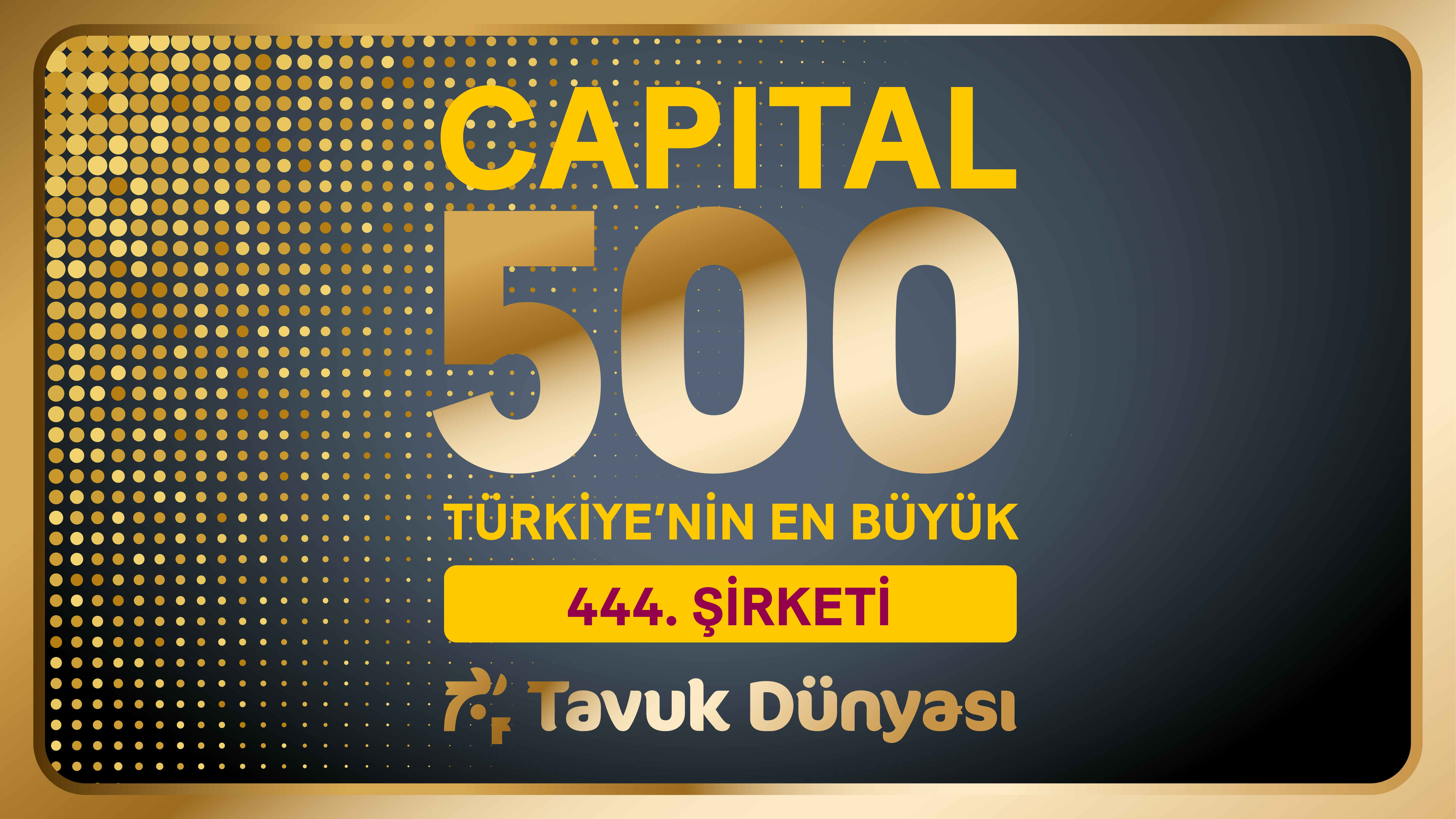 Tavuk Dünyası, Capital 500 Türkiye Listesinde Yerini Aldı!