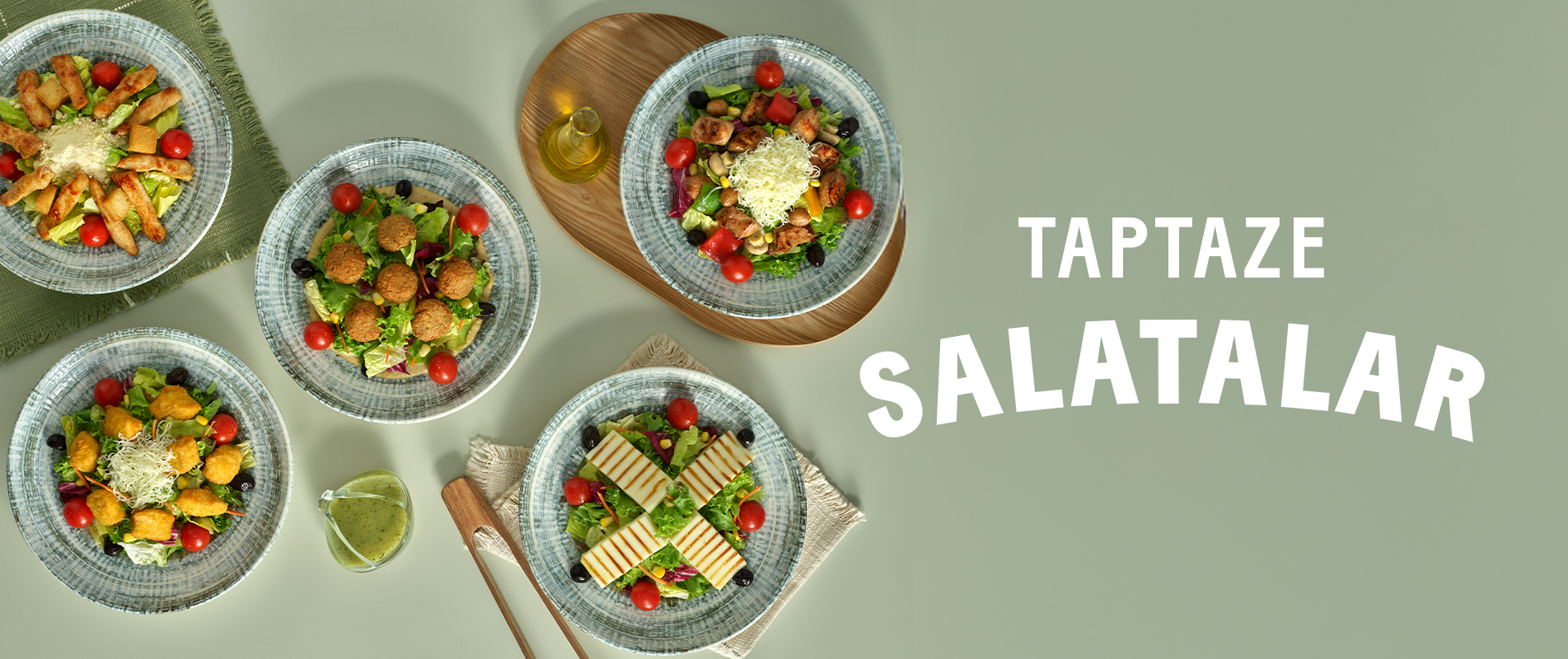 Taptaze salatalar