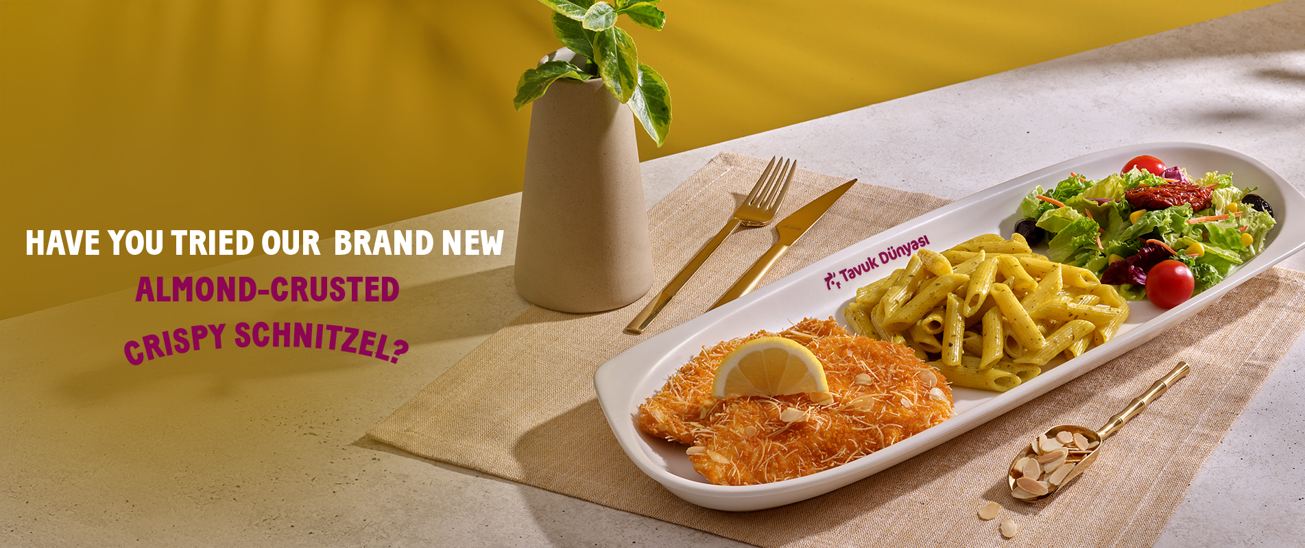 Almond-Crusted Crispy Schnitzel