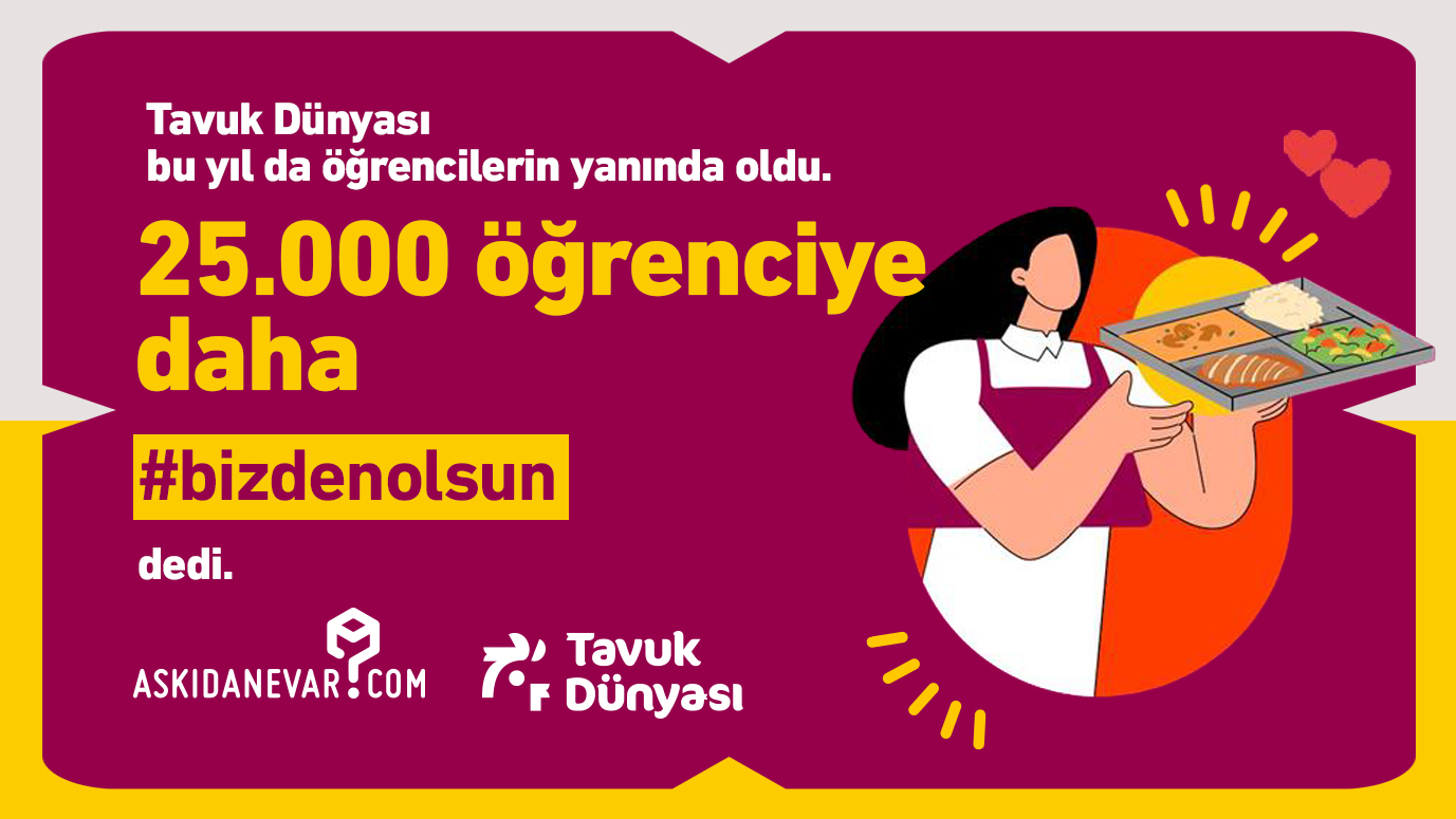 Tavuk Dünyası, Bizden Olsun Projesi Kapsamında İyiliği Büyütmeye Devam Ediyor