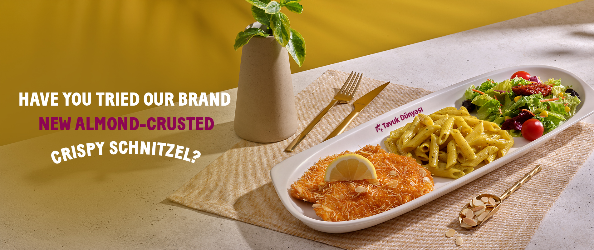 Almond-Crusted Crispy Schnitzel