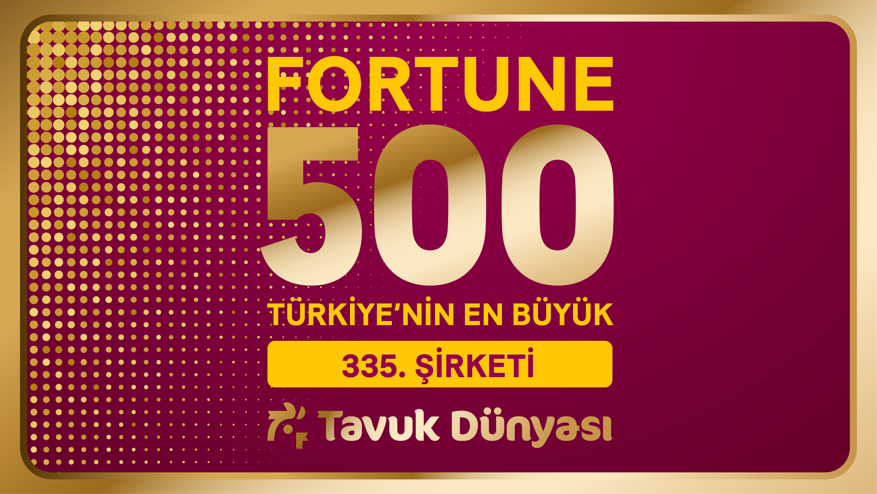 Tavuk Dünyası, Fortune 500 Türkiye Listesinde Yerini Aldı!