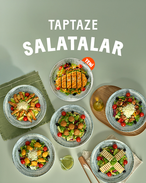 Taptaze salatalar