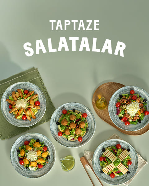 Taptaze salatalar